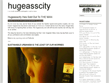 Tablet Screenshot of hugeasscity.com